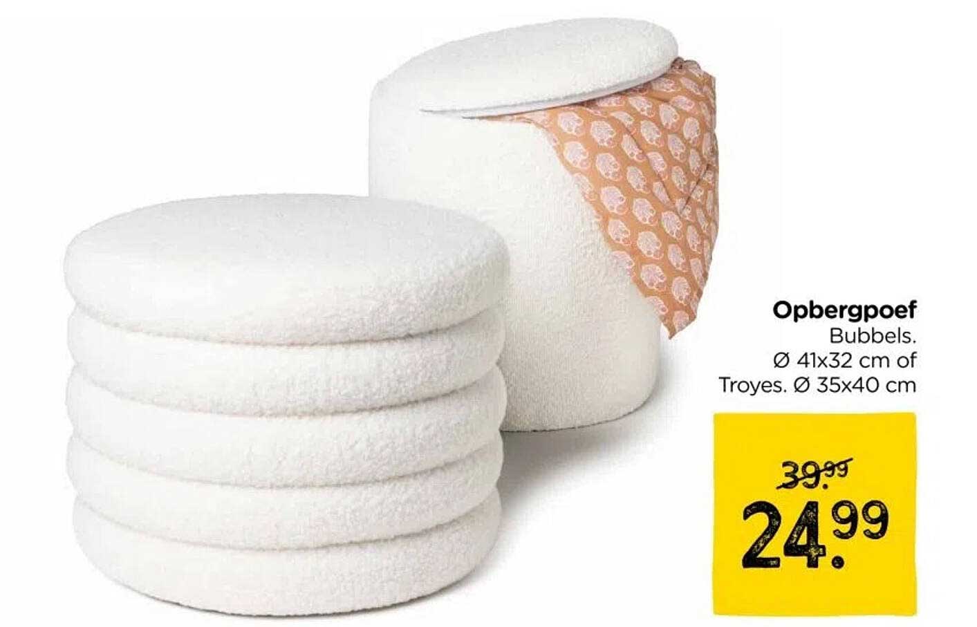 Opbergpoef Bubbels.