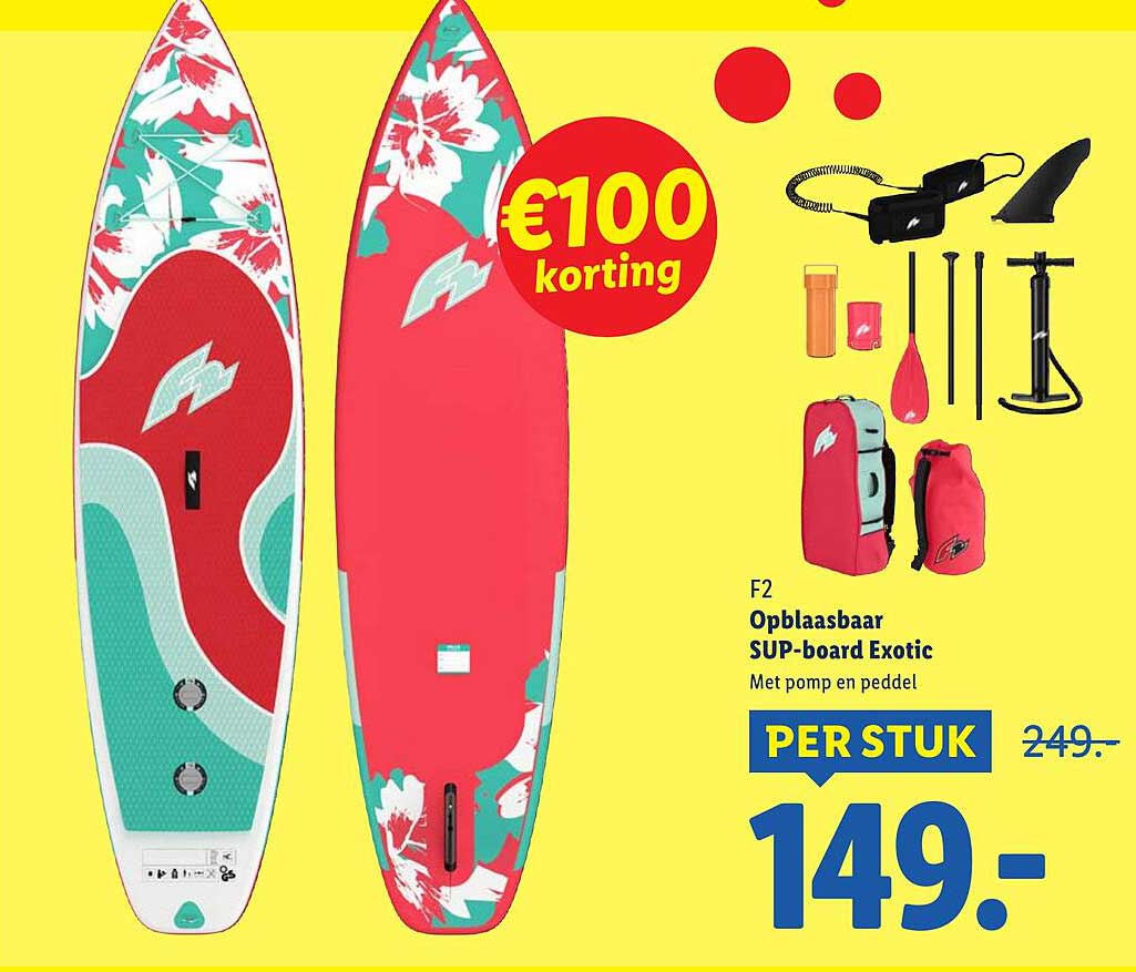 Opblaasbaar SUP-board Exotic