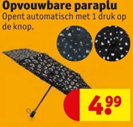 Opvouwbare paraplu