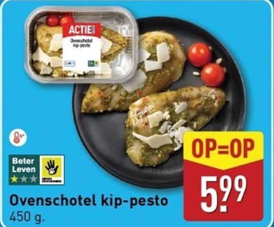 Ovenschotel kip-pesto