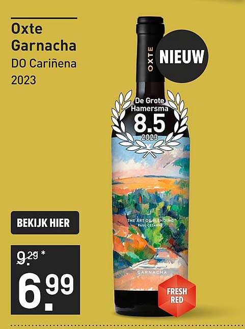 Oxte Garnacha DO Cariñena 2023
