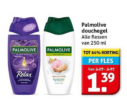 Palmolive douchegel Alle flessen van 250 ml