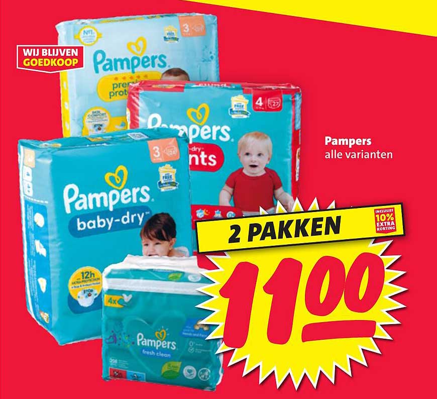 Pampers alle varianten