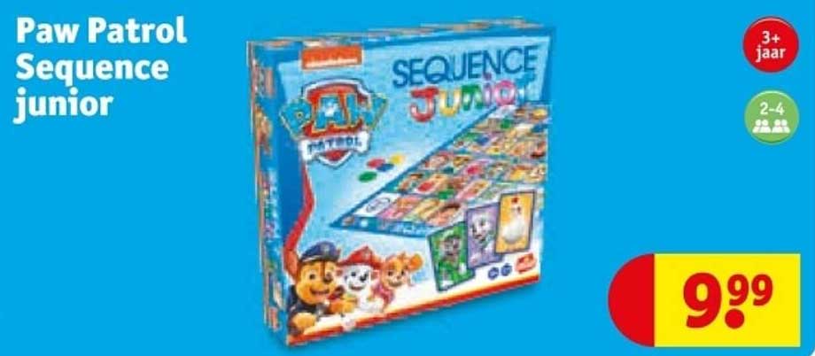 Paw Patrol Sequence junior