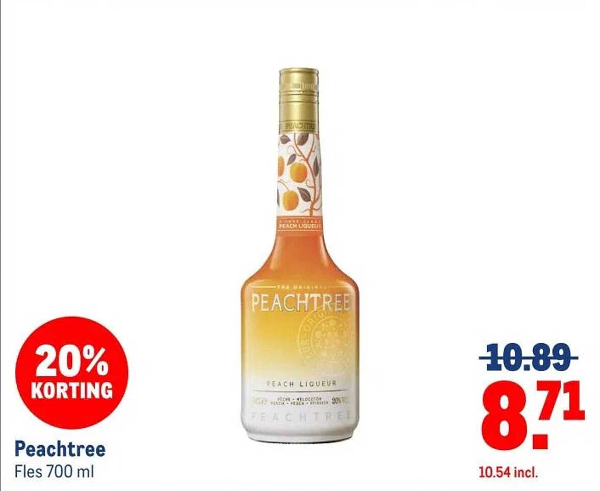 Peachtree Fles 700 ml