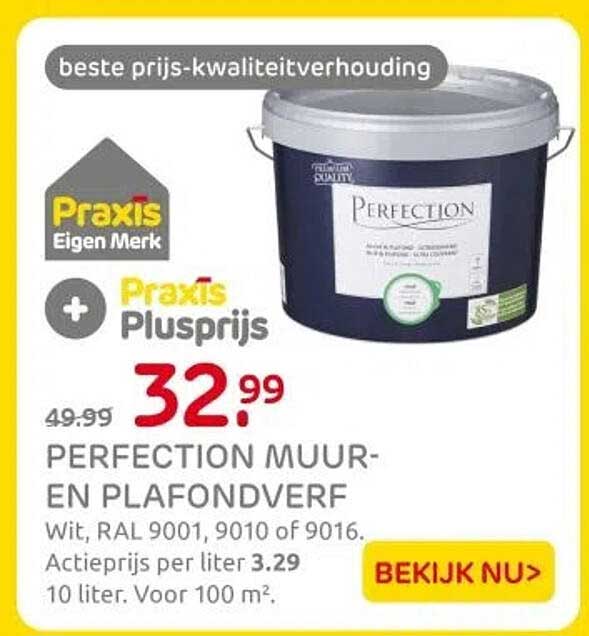 PERFECTION MUUR- EN PLAFONDVERF