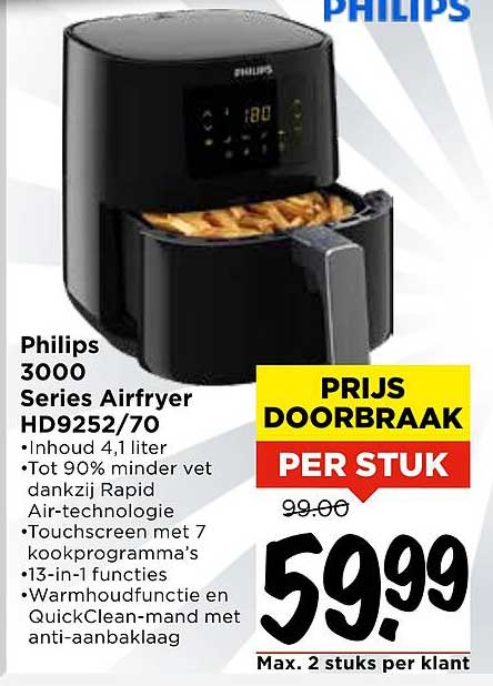 Philips 3000 Series Airfryer HD9252/70