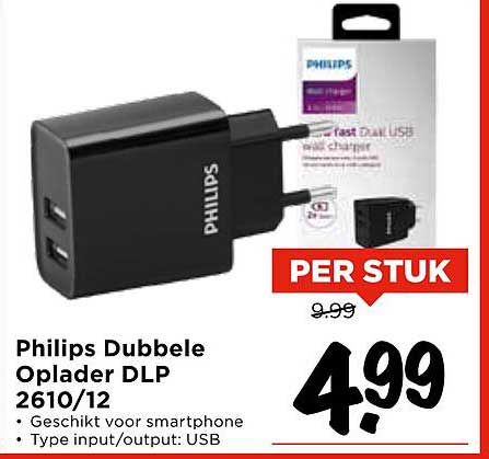 Philips Dubbele Oplader DLP 2610/12
