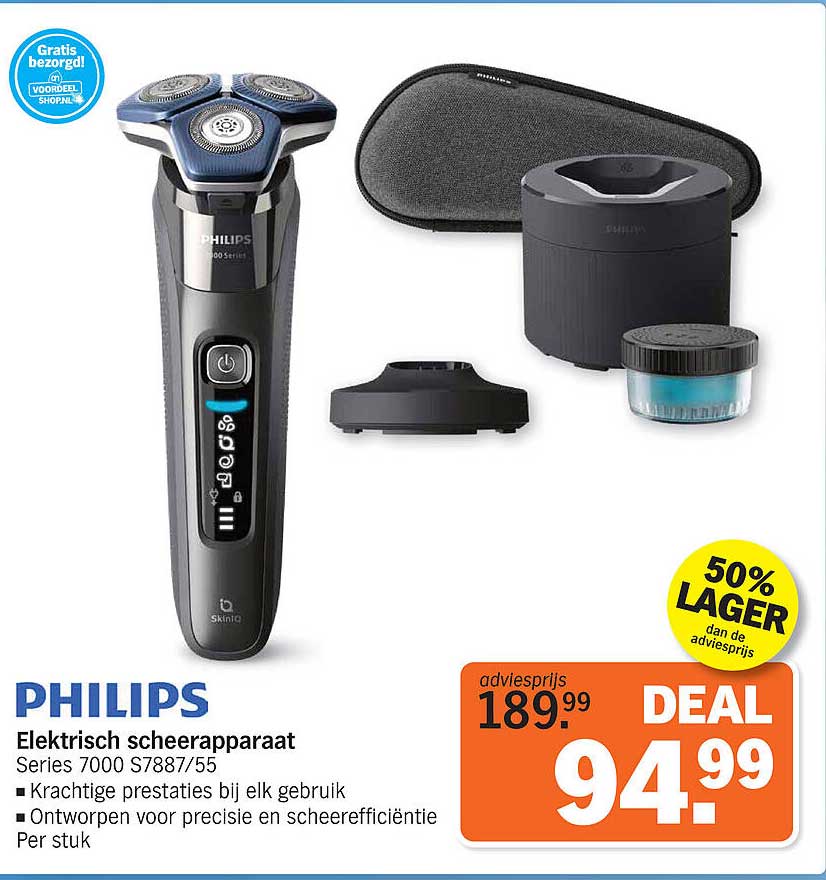 PHILIPS Elektrisch scheerapparaat Series 7000 S7887/55