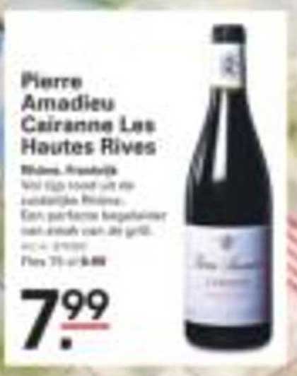 Pierre Amadieu Cairanne Les Hautes Rives