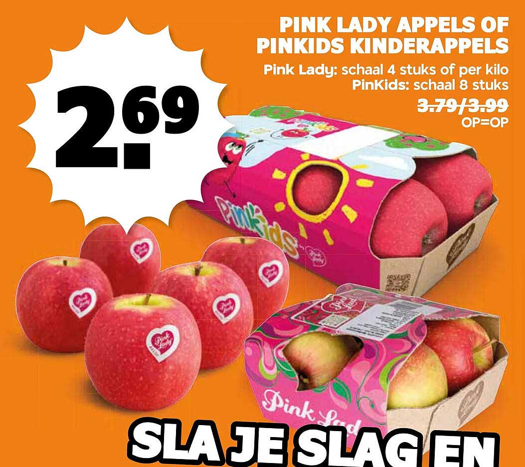 PINK LADY APPELS OF PINKIDS KINDERRAPPELS