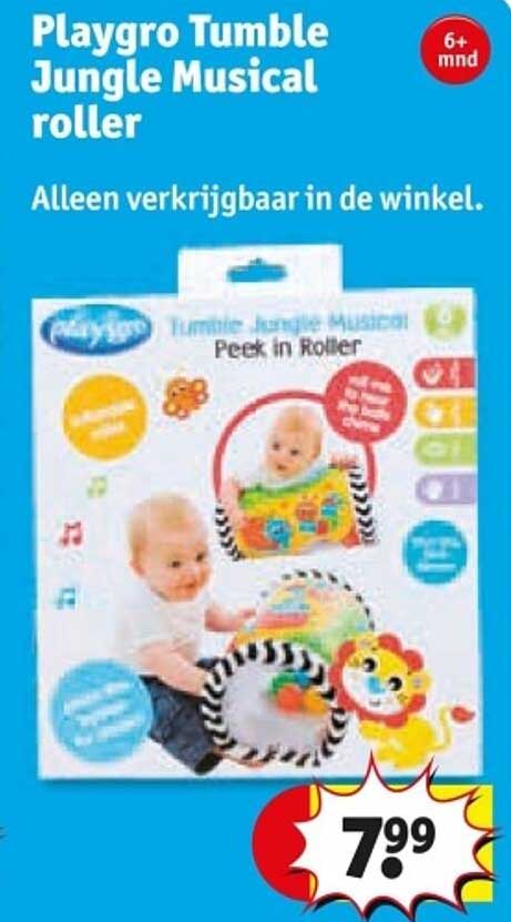 Playgro Tumble Jungle Musical roller