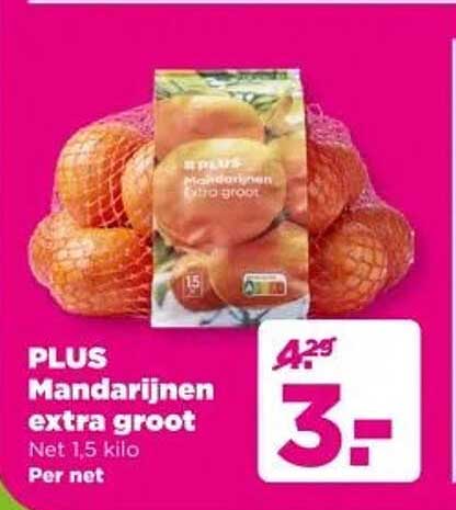 PLUS Mandarijnen extra groot