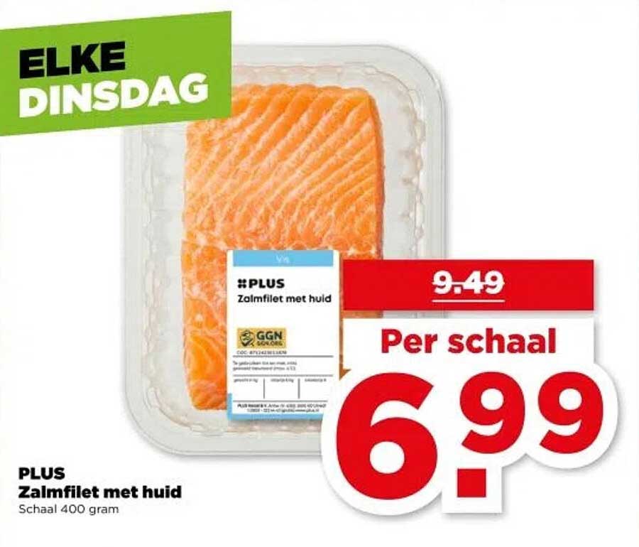 PLUS Zalmfilet met huid