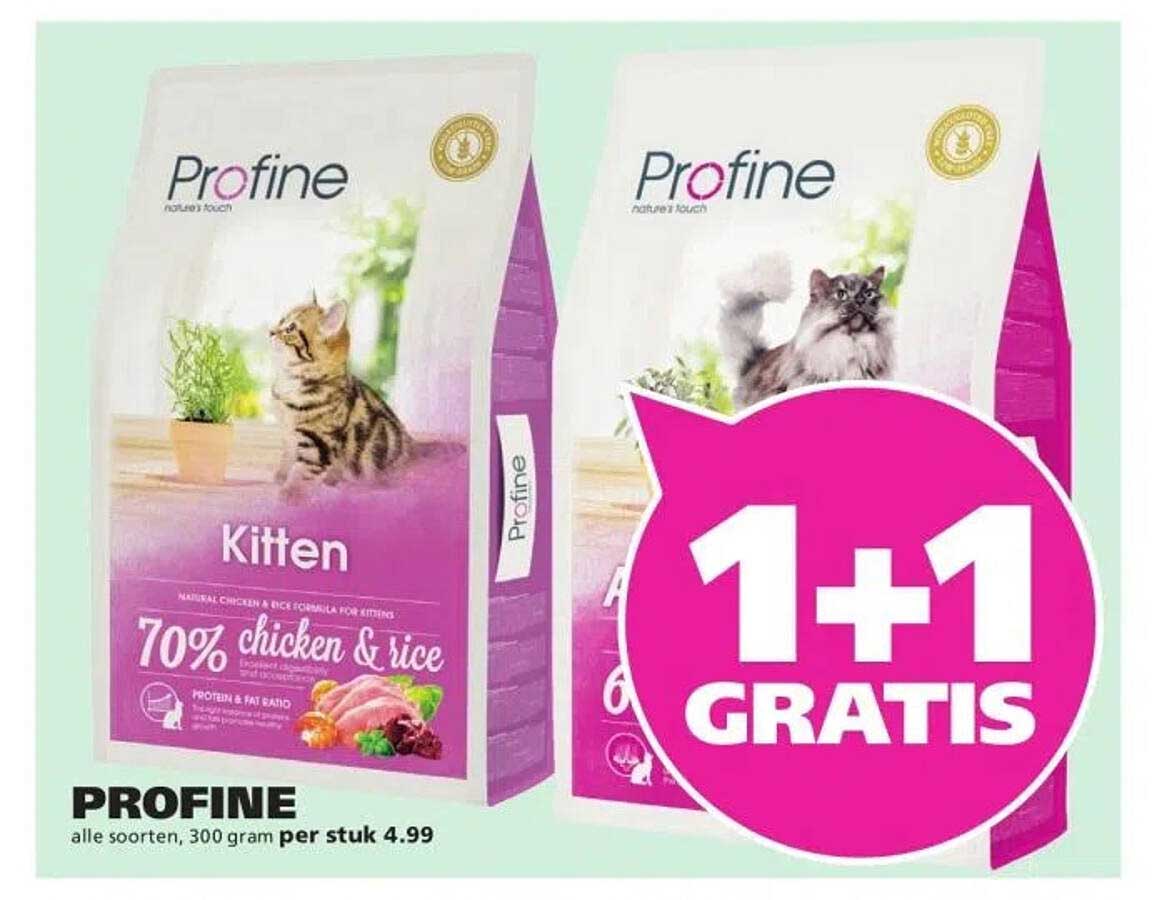 PROFINE alle soorten, 300 gram per stuk 4.99