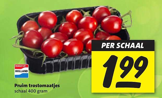 Pruim trostomaatjes schaal 400 gram