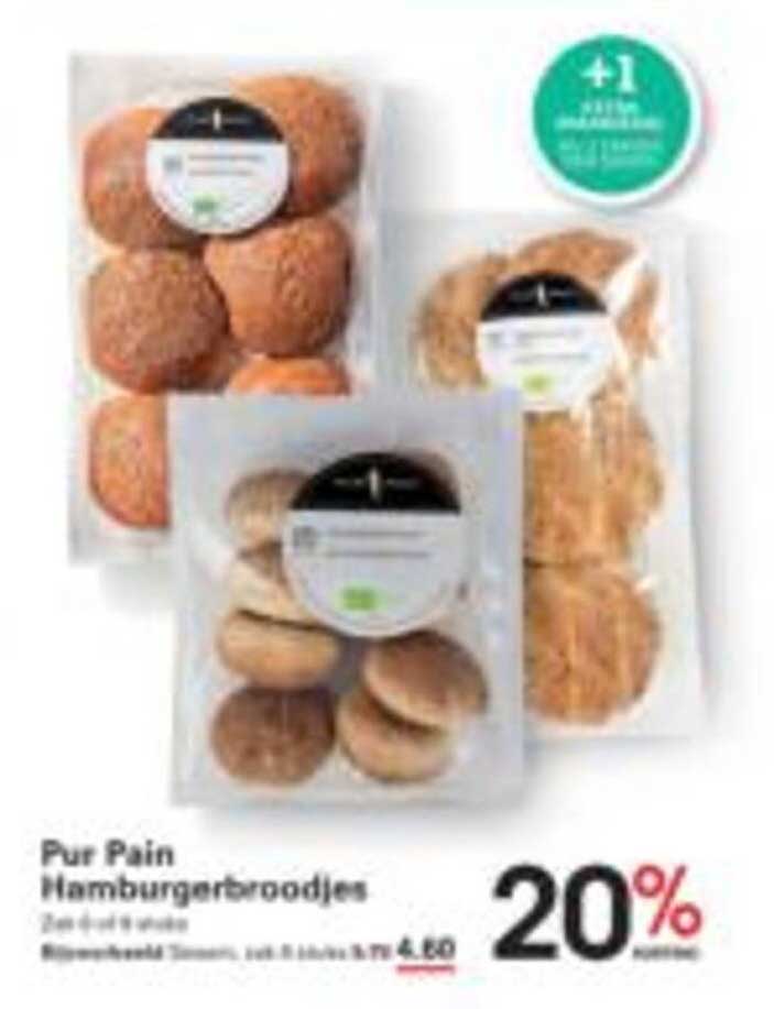 Pur Pain Hamburgerbroodjes