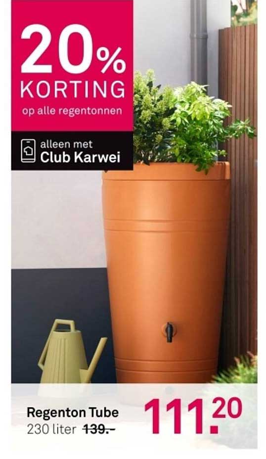 Regenton Tube 230 liter