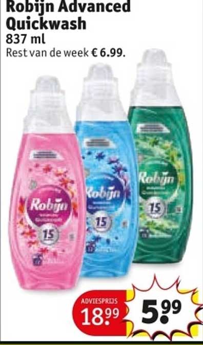 Robijn Advanced Quickwash 837 ml