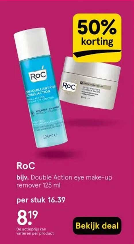 RoC Double Action eye make-up remover 125 ml