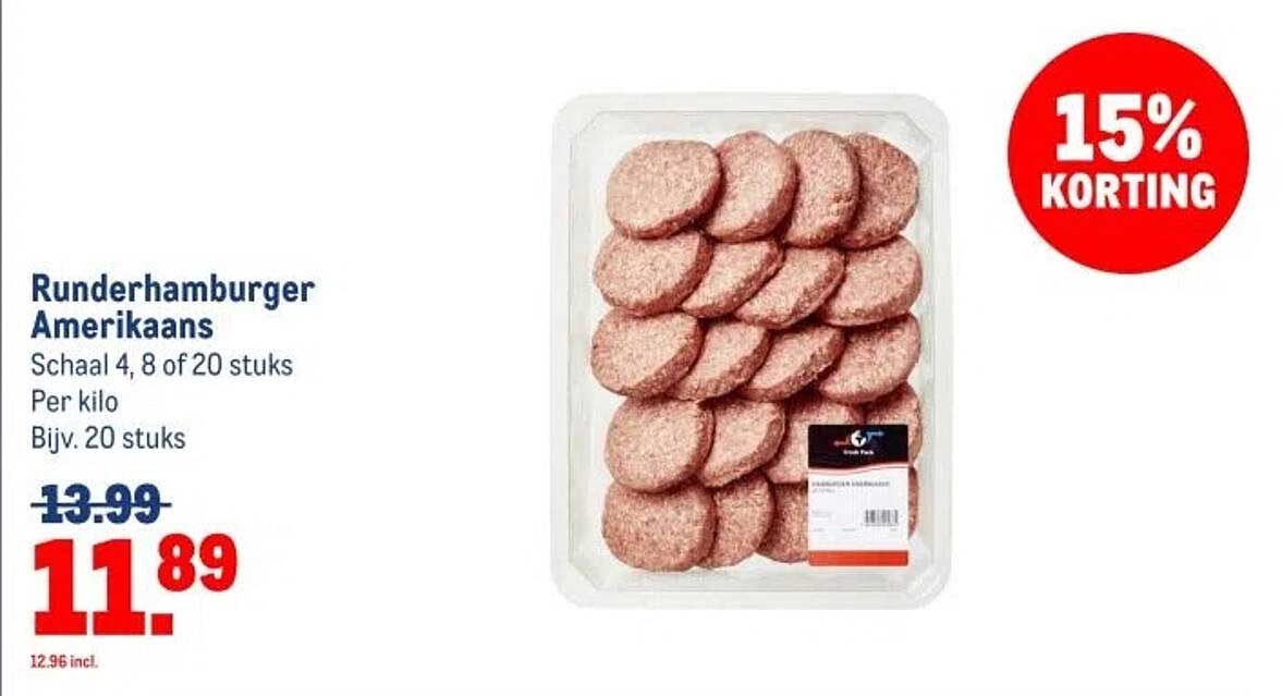 Runderhamburger Amerikaans