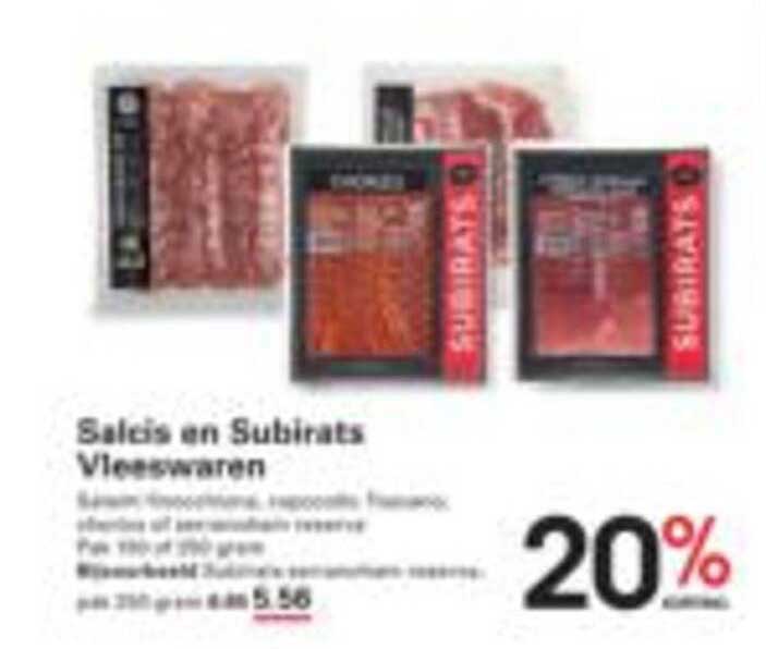 Salcís en Subirats Vleeswaren