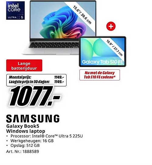 Samsung Galaxy Book5 Windows laptop