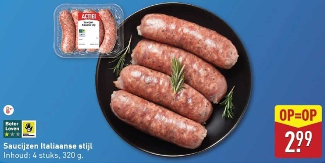 Saucijzen Italiaanse stijl