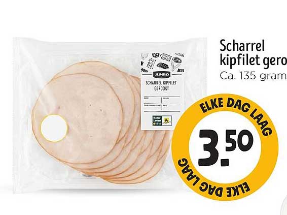 Scharrel kipfilet gerookt 135 gram