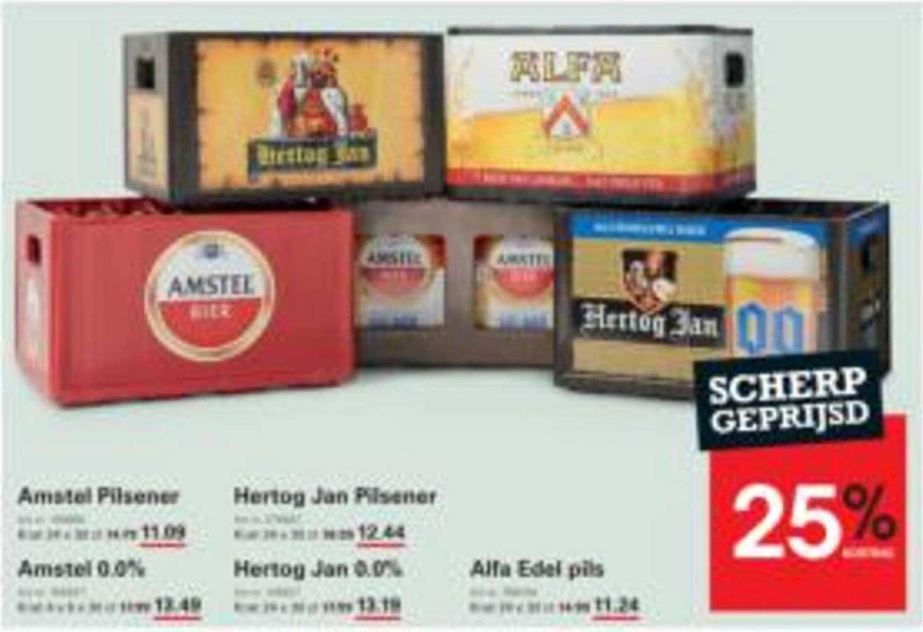 Scherp Geprijsd - 25% Korting op Diverse Bieren