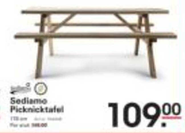 Sediano Picknicktafel