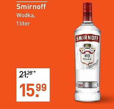 Smirnoff Wodka, 1 liter