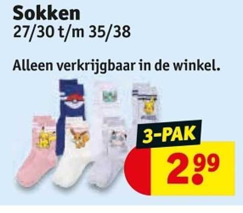 Sokken 27/30 t/m 35/38