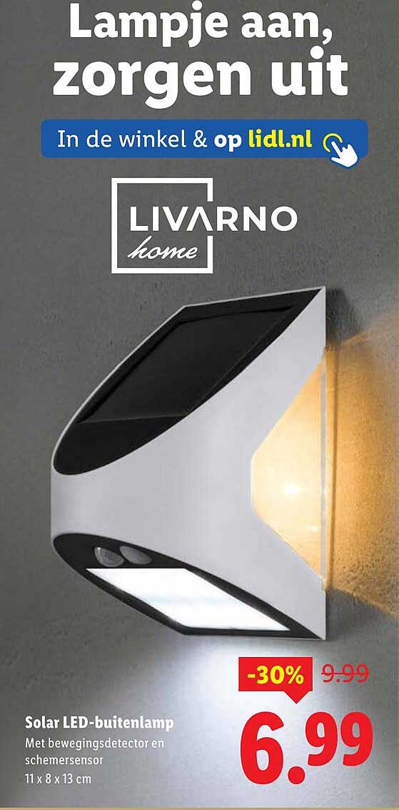 Solar LED-buitenlamp