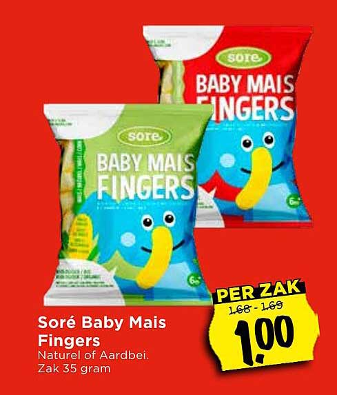 Soré Baby Mais Fingers