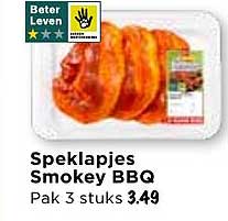 Speklapjes Smokey BBQ