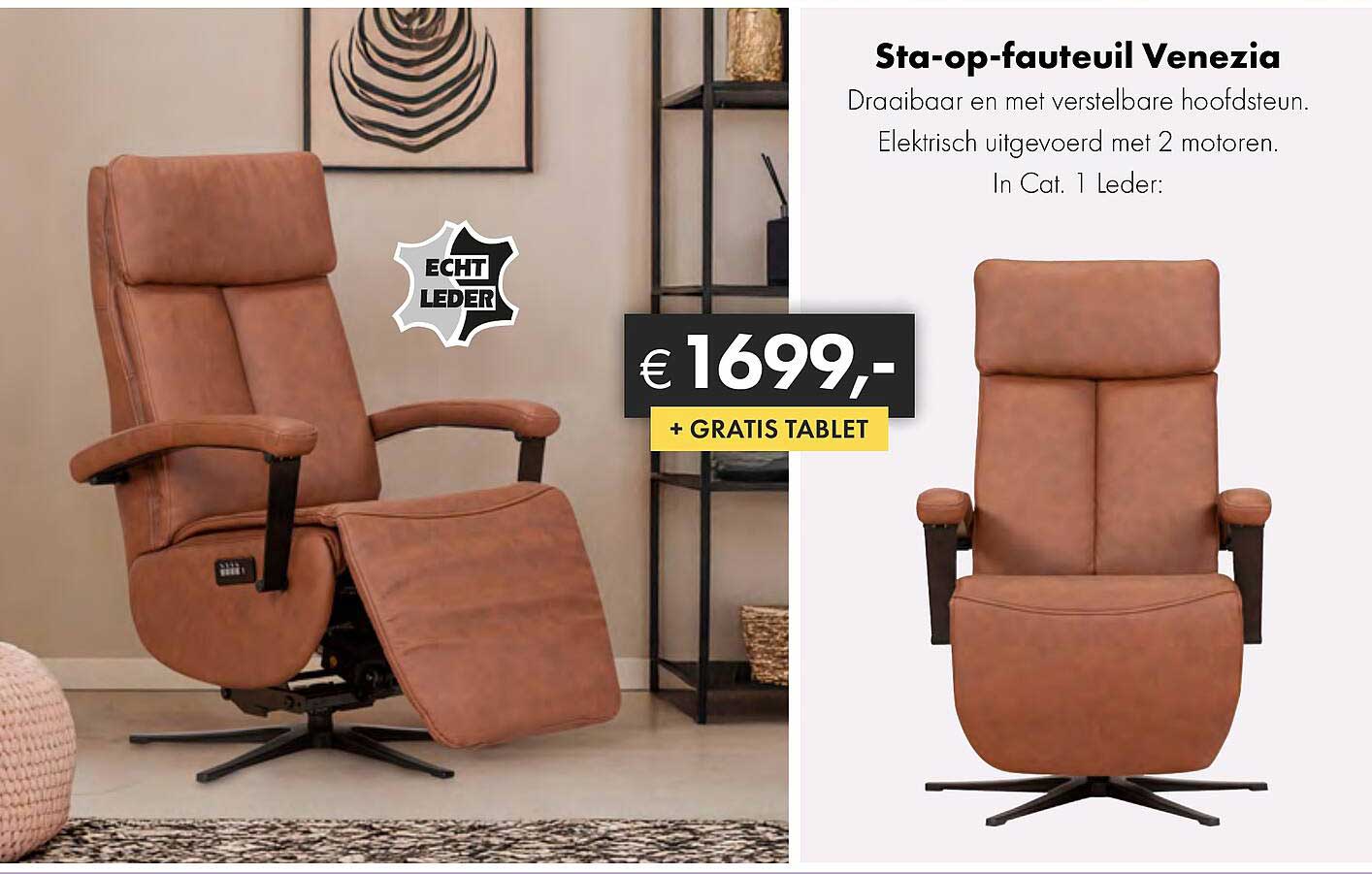 Sta-op-fauteuil Venezia
