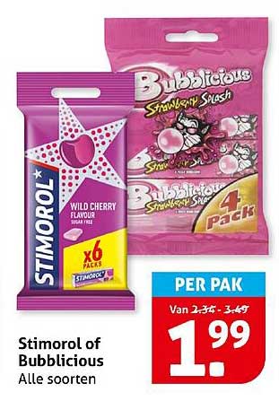 Stimorol of Bubblicious