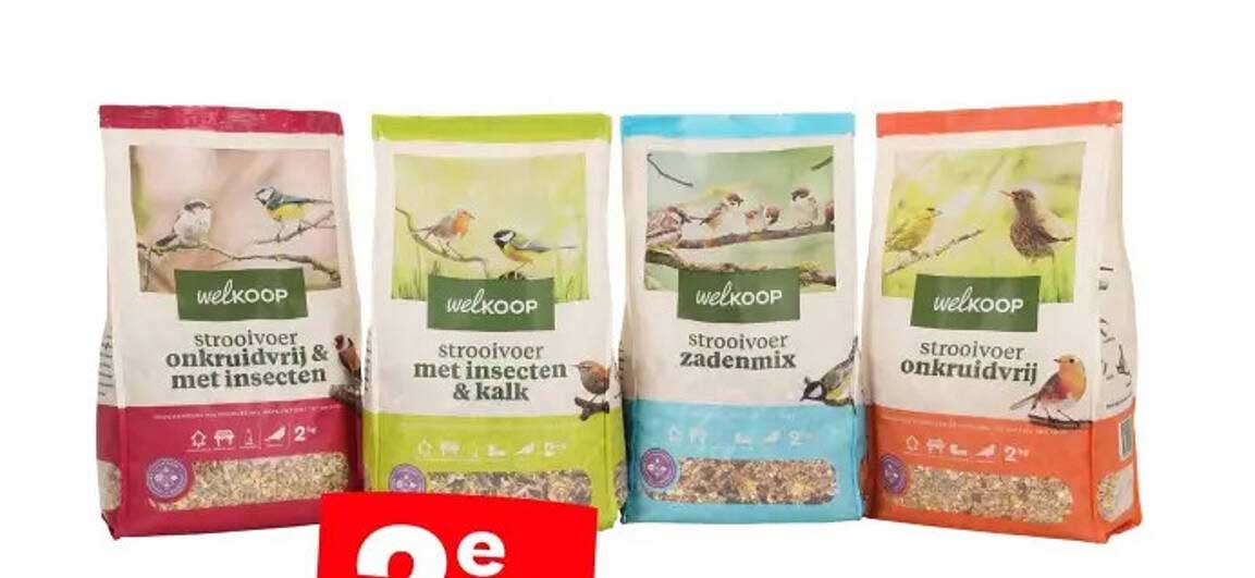 Strooivoer onkruidvrij & met insecten