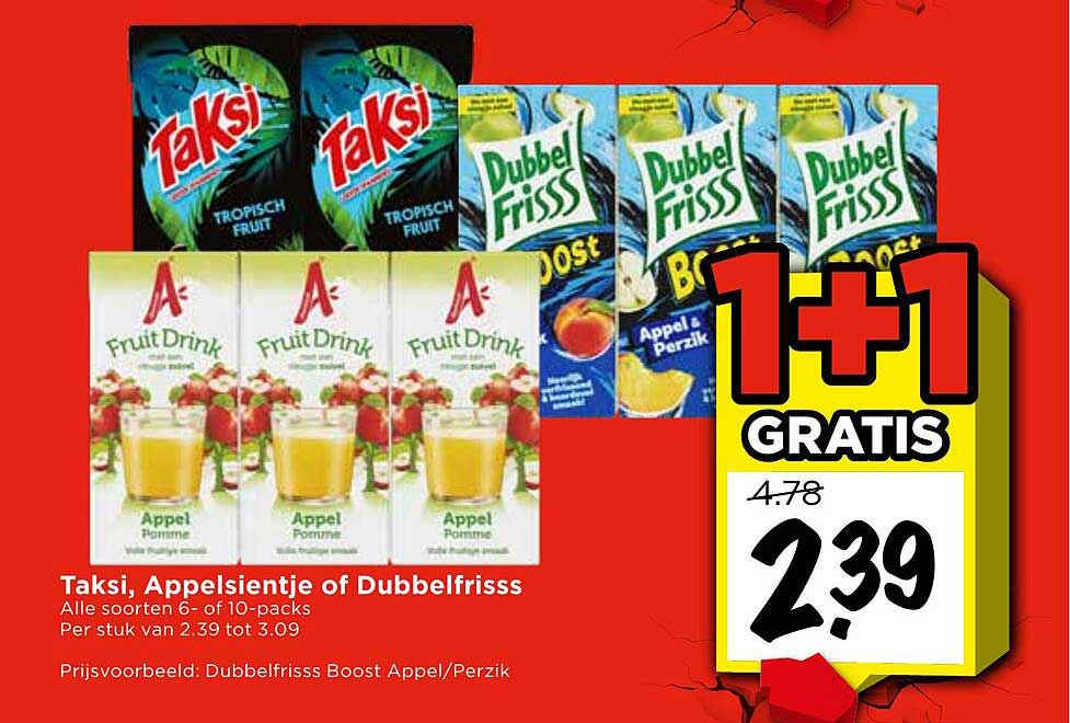 Taksi, Appelsientje of Dubbelfrisss