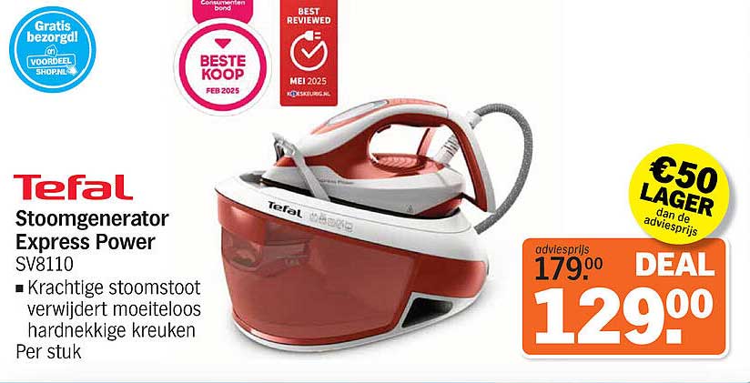 Tefal Stoomgenerator Express Power SV8110