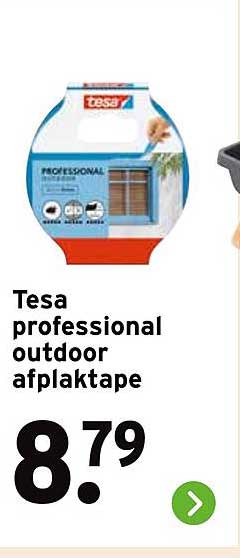Tesa professional outdoor afplaktape