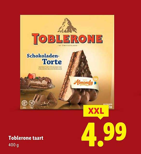 Toblerone taart