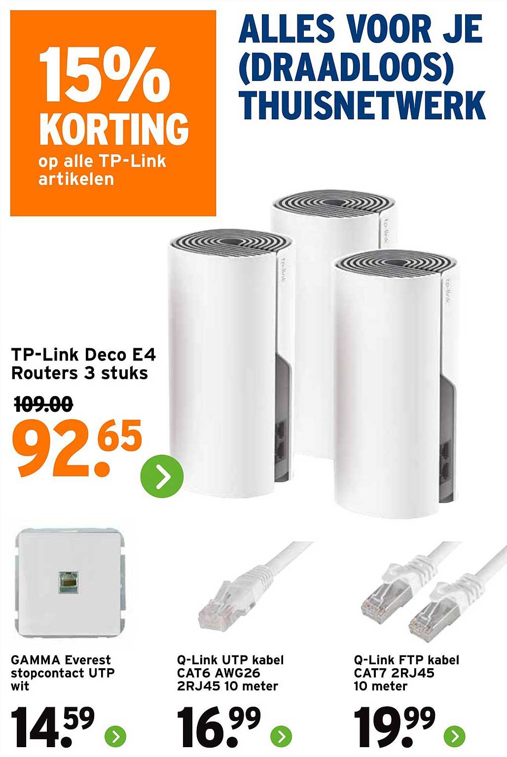 TP-Link Deco E4 Routers 3 stuks