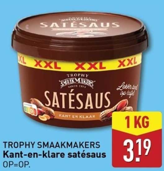 TROPHY SMAAKMAKERS Kant-en-klare satésaus