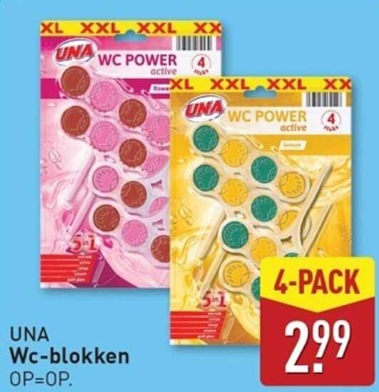 UNA Wc-blokken