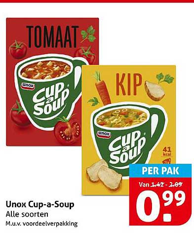 Unox Cup-a-Soup Alle soorten