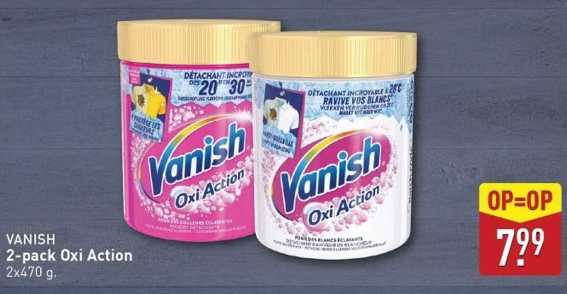 VANISH 2-pack Oxi Action 2x470 g