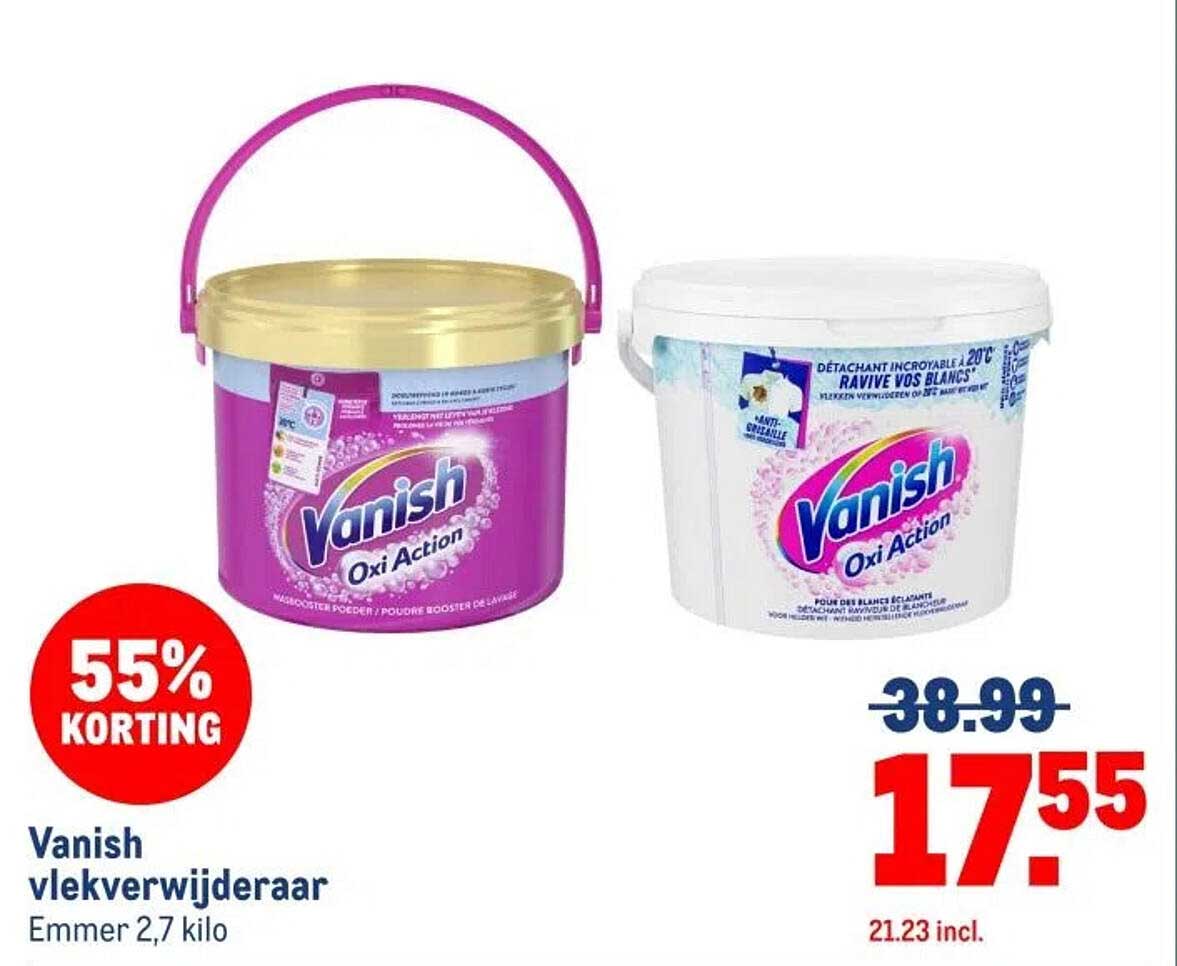 Vanish vlekverwijderaar Emmer 2,7 kilo