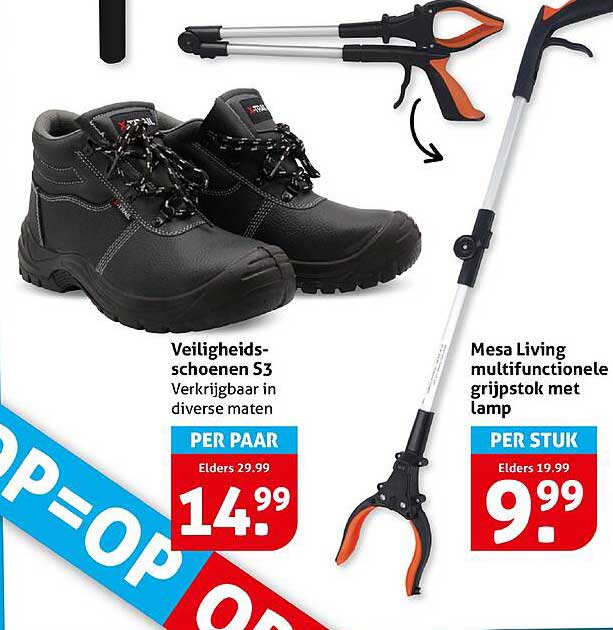 Veiligheidsschoenen S3 Verkrijgbaar in diverse maten